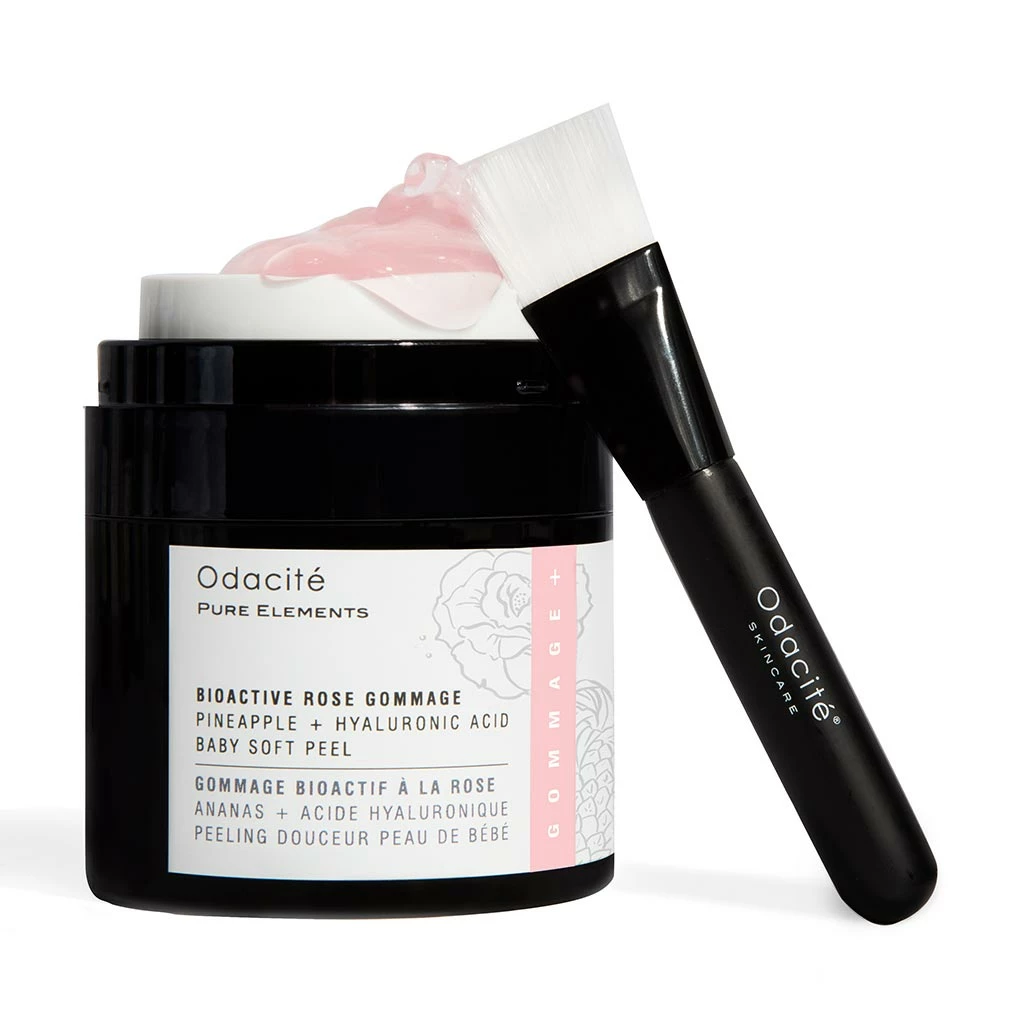 Odacité BIOACTIVE ROSE GOMMAGE PINEAPPLE + HYALURONIC ACID RESURFACING ENZYME MASK Skin Care 1 Odacité BIOACTIVE ROSE GOMMAGE PINEAPPLE + HYALURONIC ACID RESURFACING ENZYME MASK Skin Care
