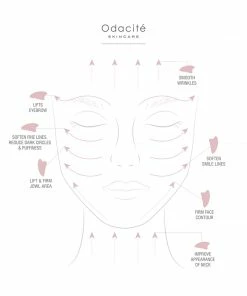 Odacité Skin Care CRYSTAL CONTOUR GUA SHA - ROSE QUARTZ