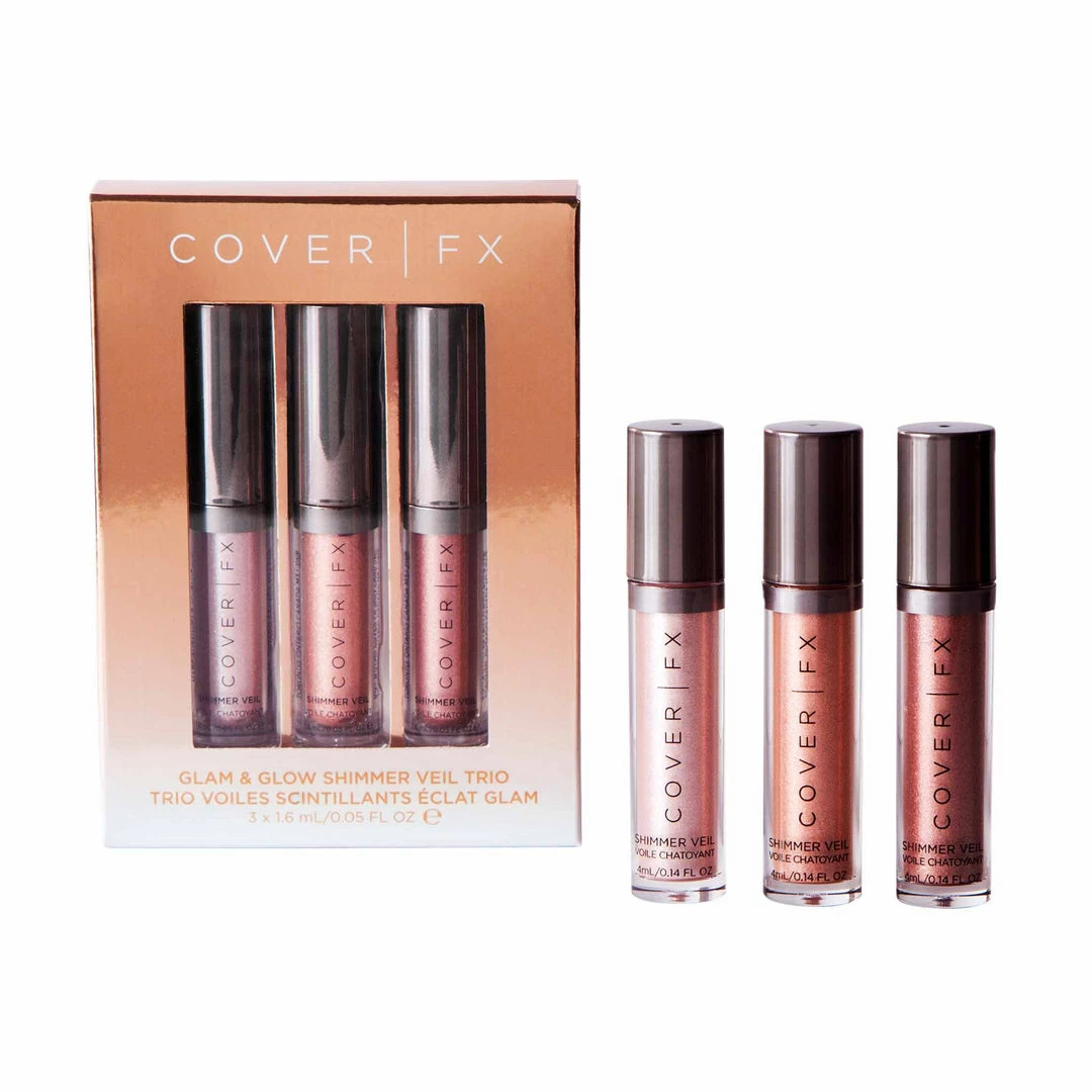 Cover FX LIMITED EDITION GLAM & GLOW SHIMMER VEIL TRIO 1 Cover FX LIMITED EDITION GLAM & GLOW SHIMMER VEIL TRIO