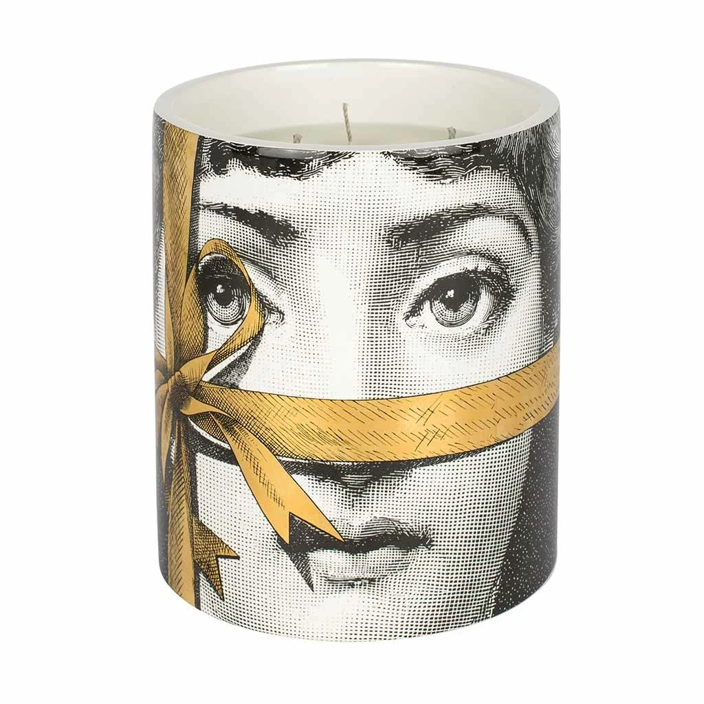 Fornasetti Fragrance & Candles REGALO GOLD MEDIUM CANDLE 1 Fornasetti Fragrance & Candles REGALO GOLD MEDIUM CANDLE