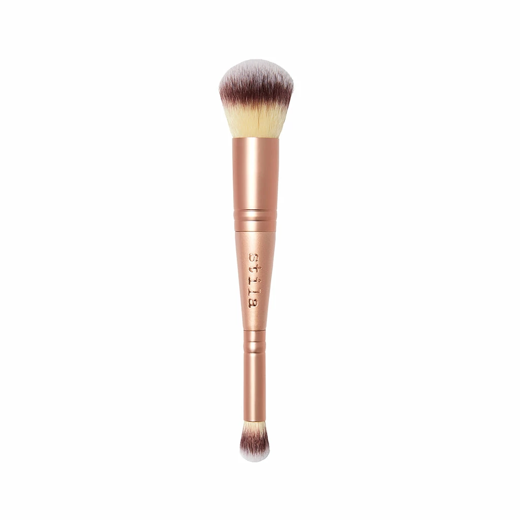 Stila Cosmetics Makeup DUAL-ENDED FOUNDATION & CONCEALER BRUSH 1 Stila Cosmetics Makeup DUAL-ENDED FOUNDATION & CONCEALER BRUSH