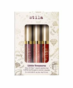 Stila Cosmetics LITTLE TREASURES STAY ALL DAY LIQUID LIPSTICK TRIO Makeup