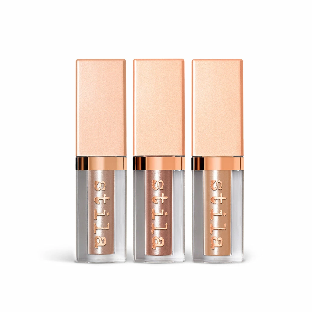 Stila Cosmetics SHIMMER UP! SHIMMER & GLOW LIQUID EYE SHADOW SET Makeup 2 Stila Cosmetics SHIMMER UP! SHIMMER & GLOW LIQUID EYE SHADOW SET Makeup