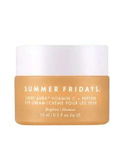 Summer Fridays New LIGHT AURA VITAMIN C + PEPTIDE EYE CREAM
